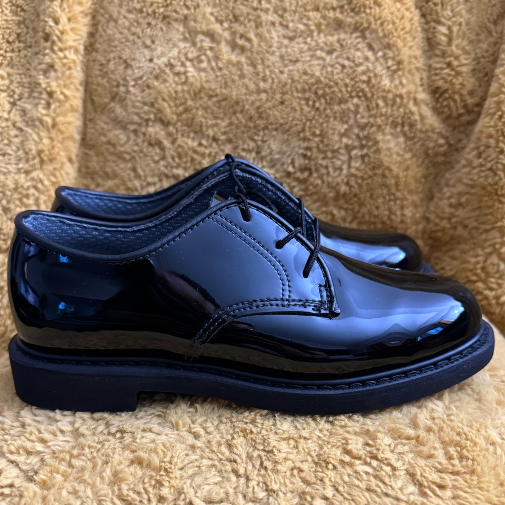 Altama Black High Gloss Oxford Shoes Women’s Size 6 Gem